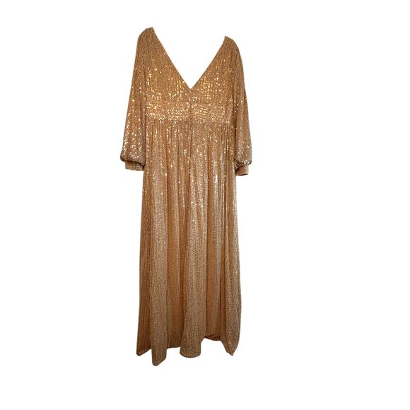 Giffniseti Sequin Gold Gown - Sze XL - Picture 16 of 16